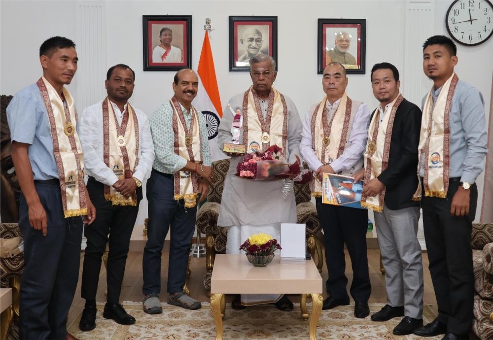 ATAL Foundation Nagaland Unit office bearers with Governor of Nagaland on May 4.